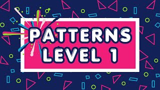Can You Follow A Pattern? Level 1 | Follow Along Patterns | Movement Patterns