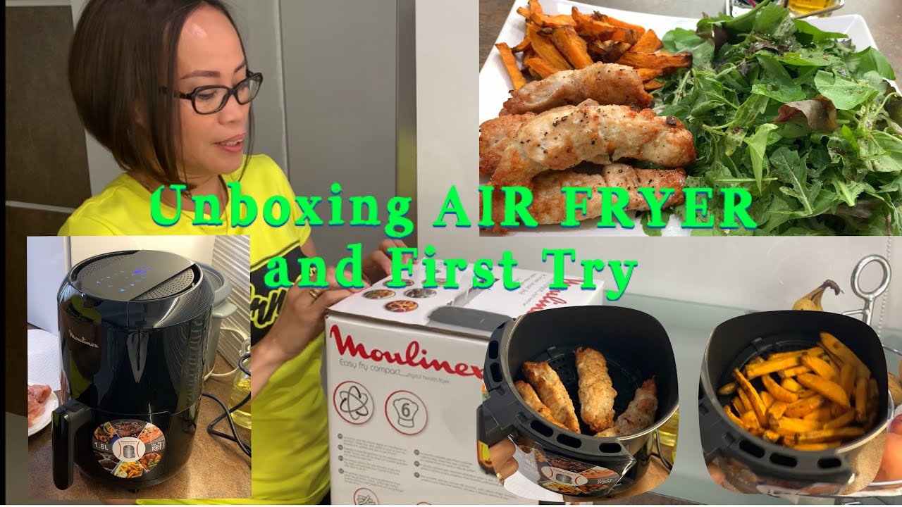 Moulinex Air Fryer, Unboxing, First Try