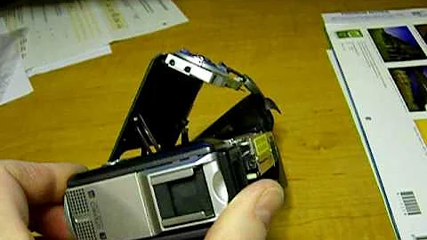 JVC Camcorder miniDV carriage froze in ejection