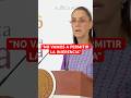 Sheinbaum se pronuncia sobre las acusaciones contra Rocha Moya en EUA #Short