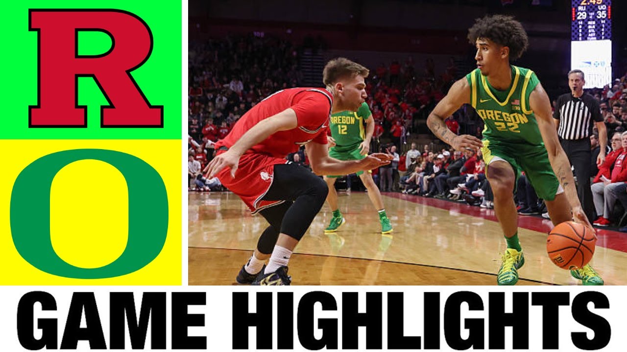 Oregon Rutgers Oregon vs Rutgers Highlights | Men's Basketball | College Basketball ...