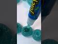 Blue chewy gummies and sour gel juicy drop jelly food mukbang