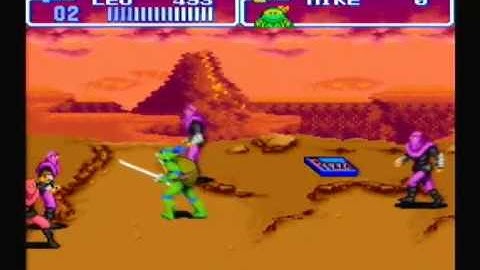 TMNT IV : Turtles in Time - Super Nes