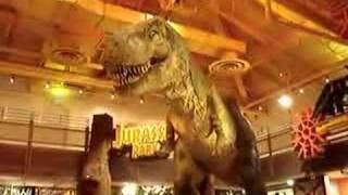 T-Rex of Jurassic Park in Toys R US Times Square New York