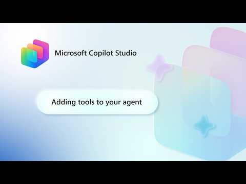 Add tools to your agent in Copilot Studio