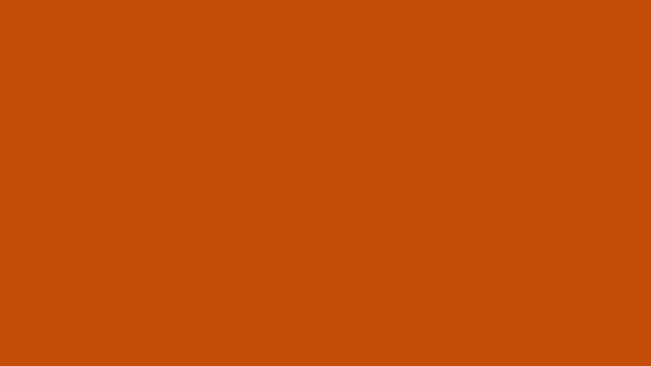 Deep orange pure color on the screen 10 seconds FULL HD - ALL colors on the screen, part 145
