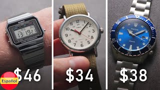 Los 20 mejores relojes por menos de £50/$75 - ¡Casio, Timex, Vostok, Bertucci y más!