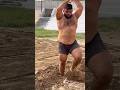 Desi Powerful Wrestler Akhada Workout #namatpehlwan #viral #trending #youtubeshorts