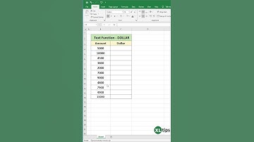 "Text Function - DOLLAR in Excel: Format Currency Values with Precision"