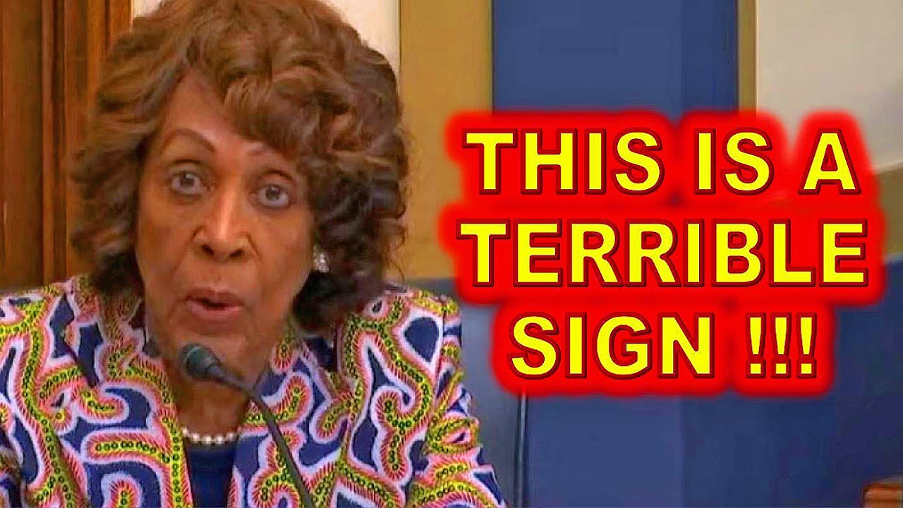 This is DARKER than Just "Maxine Waters Getting Old".....This is a PROBLEM.....