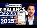 Jio Payment Bank Account Open | Jio Payment Bank | Zero Balance Account