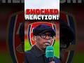 🔥 Eze Destroys Spurs! Ian Wright’s Shock Reaction! #footballshorts #arsenal