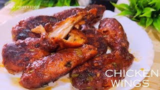 The Best BBQ Chicken wings I've ever eaten ! easy chicken wings recipe !