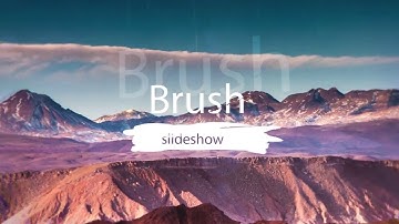 FREE DOWNLOAD AFTER EFFECTS TEMPLATE Parallax Brush Slideshow
