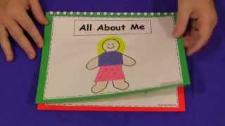 All About Me Book For Preschool and Kindergarten