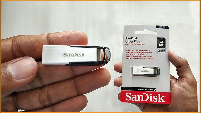 SDCZ73-128G-G46  SanDisk USB Stick, Ultra Flair, 128GB, USB 3.0