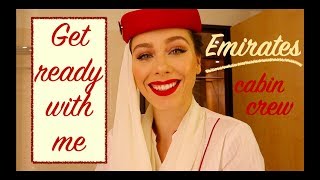 Get ready with me - Emirates Cabin Crew