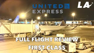 (Full Flight Review) United Express E175 First Class Review