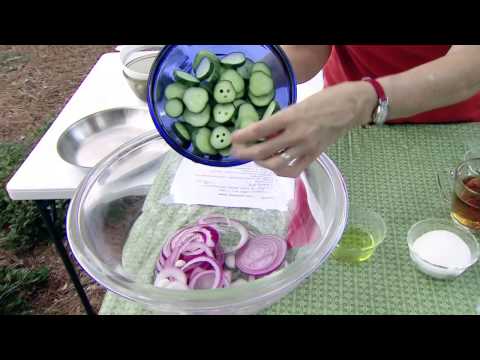 Cucumber, Tomato, and Onion Salad