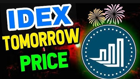 IDEX Tomorrow Price ?? || IDEX Price Prediction || IDEX Technical Analysis