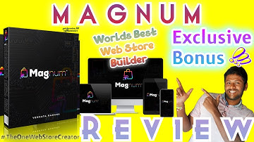 Magnum Review with Live Inside Demo 🔴 The One Web Store Creator 🧲 Get Magnum with 8 Crazy Bonuses 🔥