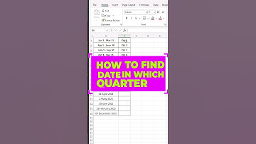 How to find date in which quarter 👌💥 Finding Qtr using choose & month function #excelshorts #excel