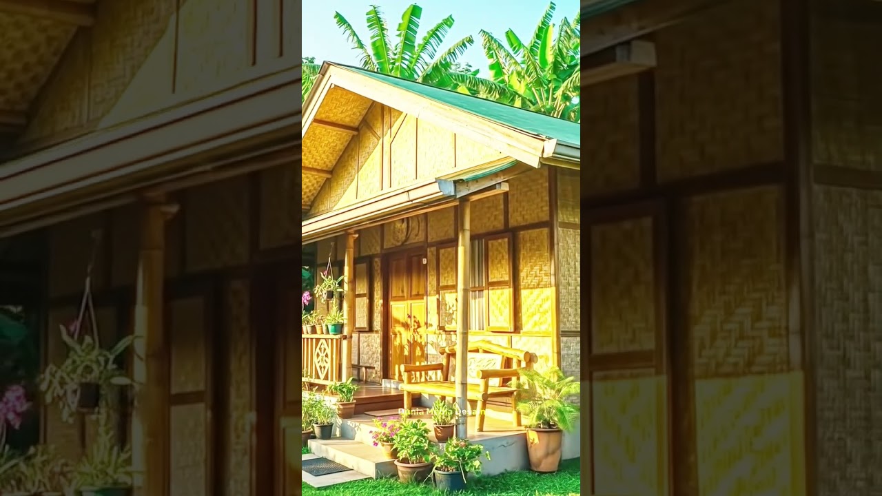 comfortable bamboo house 