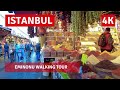 Istanbul 2021 Eminonu Walking Tour 23 November 2021|4k UHD 60fp |4k UHD 60fps