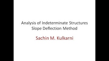 Slope Deflection Method for continuous beam with sinking or settlement of support