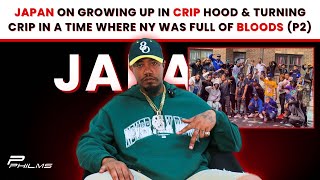 Japan Talks Growing Up In CRIP HOOD & Turning CRIP In A Time Where NY Was Full Of BLOODS (P2)