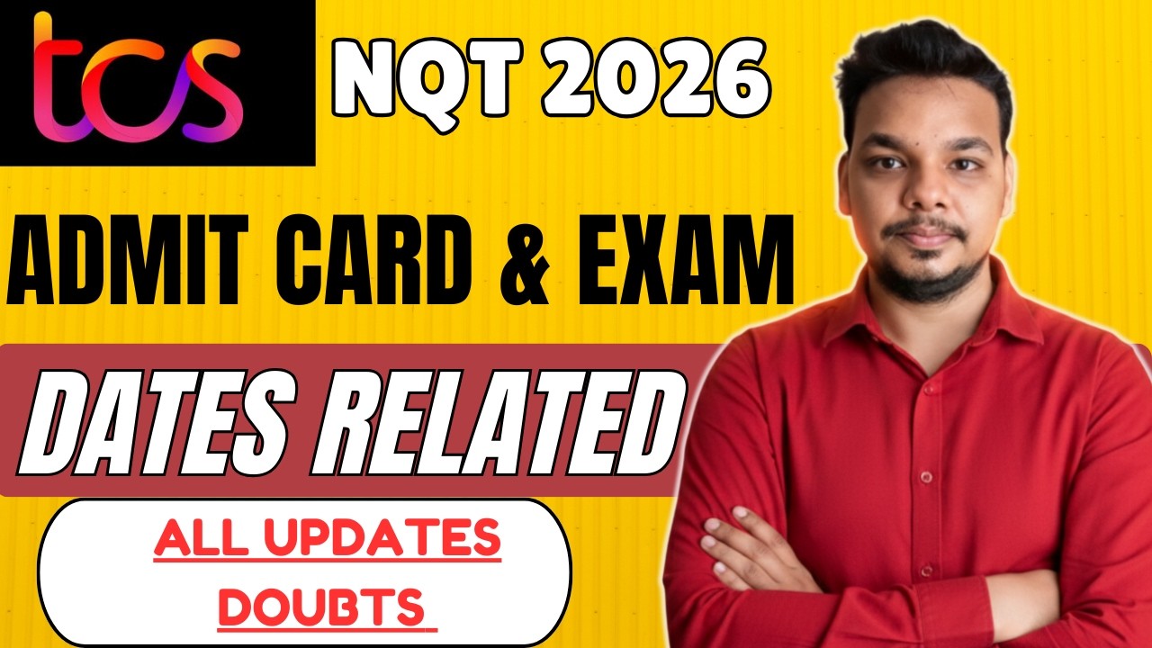 TCS NQT Admit Card & Exam Updates | TCS NQT 2026 Hiring | Admit Card ...