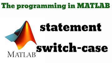 Programming in MATLAB The statement switch-case