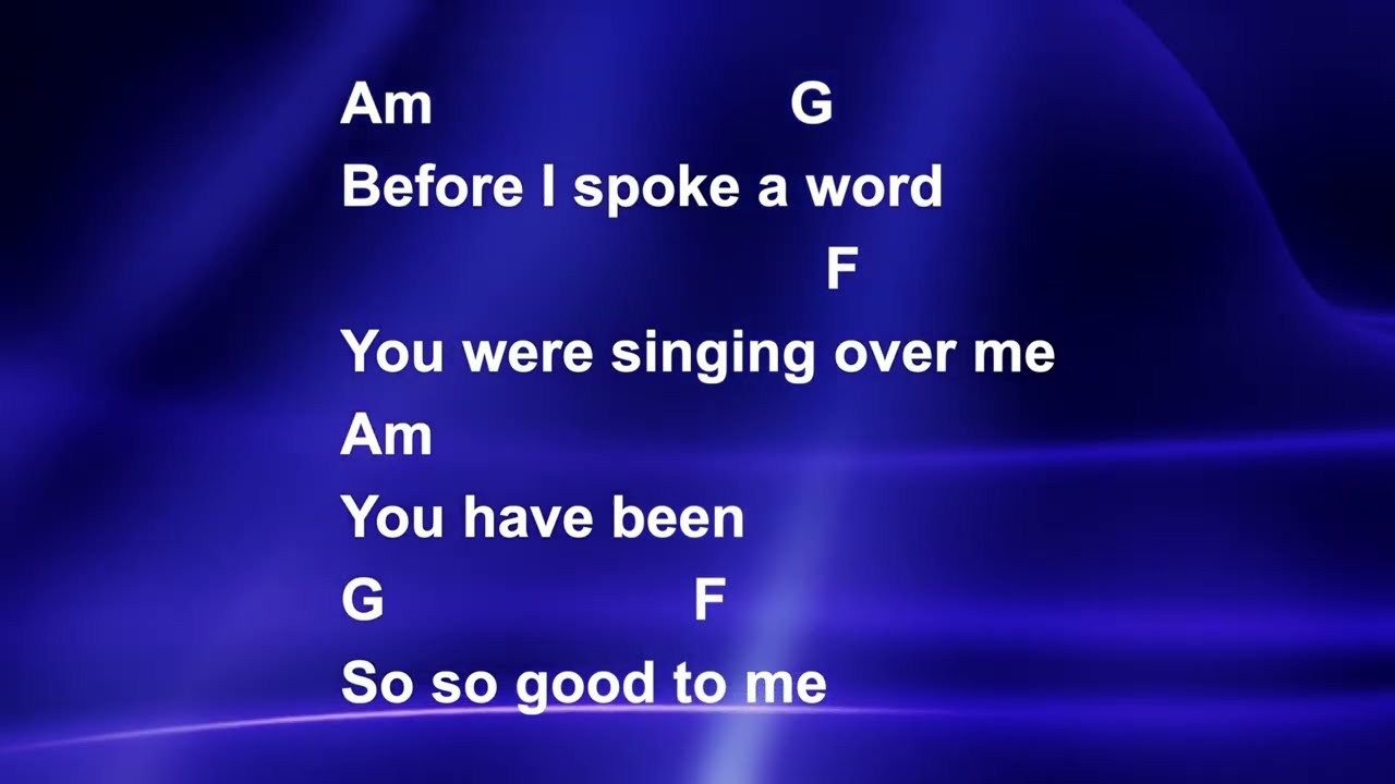 Reckless Love || Lyrics and Chords || Congregational key