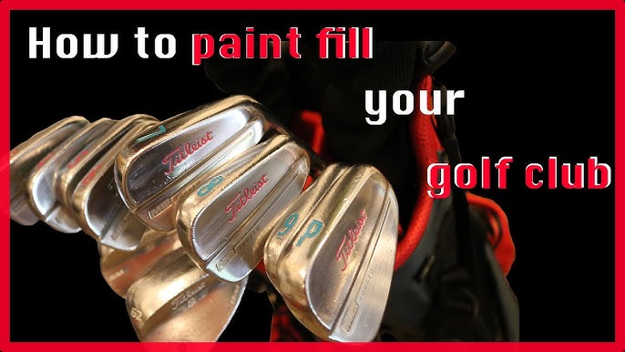 How To Paint Fill Your Golf Clubs & Customise Your Irons Using Gryptonite  Custom Golf Paint - Gryptonite Golf Club Paint - Official Website