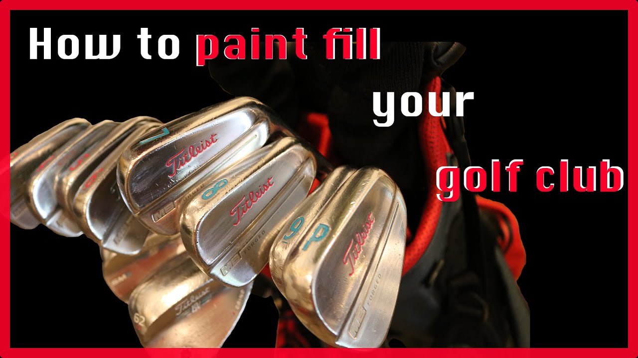 How to paint fill a golf club 