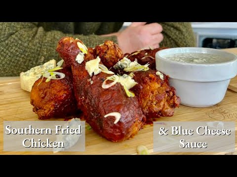 Southern Fried Chicken & Blue Cheese Sauce
