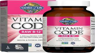 Garden of Life Vitamin Code Raw B 12 30 Capsules 1 000mcg Whole