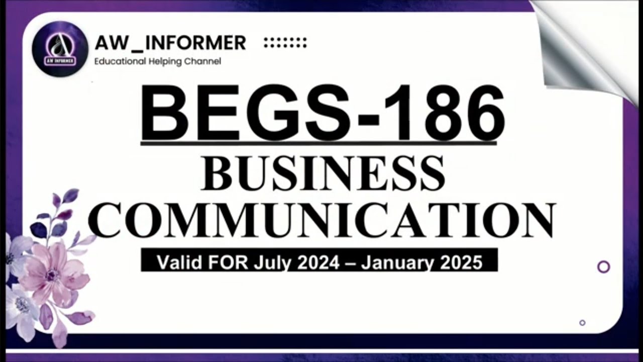 BEGS 186 Solved Assignment 2024-25 in English | BEGS 186 solved assignment 24-25 | Free Solved on yt