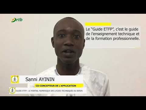 Portail numérique du sous secteur  ETFP Bénin