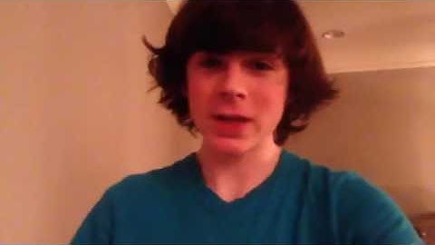 A personal message from Chandler Riggs