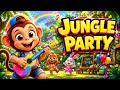 जादुई जंगल पार्टी 🐒🦉 | जादुई कहानी और बाल गीत | Magical Jungle Party - Nursery Rhyme #masti kids