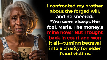 My Brother Stole My Inheritance… While I Cared for Our Parents Alone!