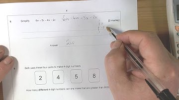 AQA Specimen Set 1 Paper 3F Q5 to Q6