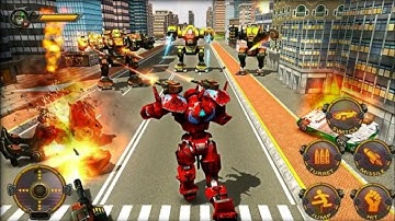 Robot Car War Transform Fight#1- Impossible New car Robot vs Robot fight-Android IOS GamePlay