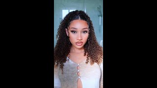 Trying This New Curly Hairstyle! *cute + easy*