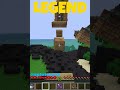NOOB VS PRO VS LEGEND Minecraft Parkour #shorts