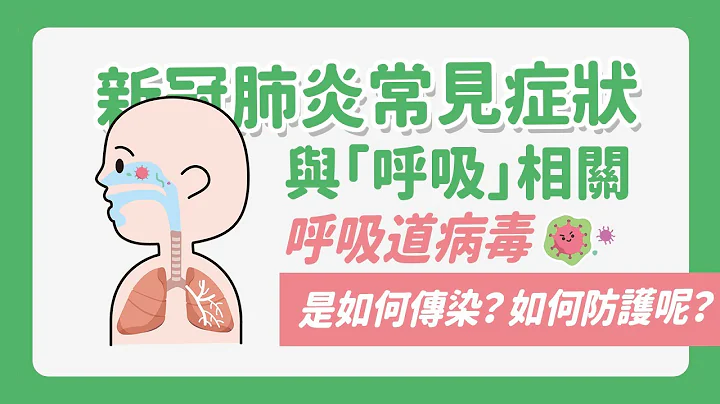 新冠肺炎常見症狀與「呼吸」相關，呼吸道病毒是如何傳染的呢？又要如何防護呢？ - 天天要聞