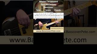 Paul McCartney - Maybe I'm amazed  #basscover #basscoverwithtabs