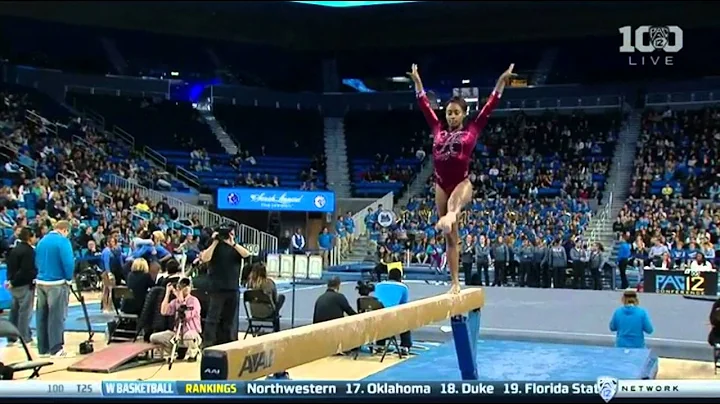 Aja Sims (Alabama) 2016 Beam vs UCLA 9.825