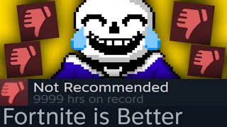 Undertale Negative Reviews are hilarious